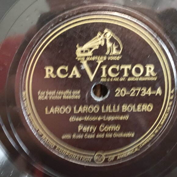 Perry Como - 5 Shellac 78rpm Records - Circa 1940's & 50's - Picture 3 of 6